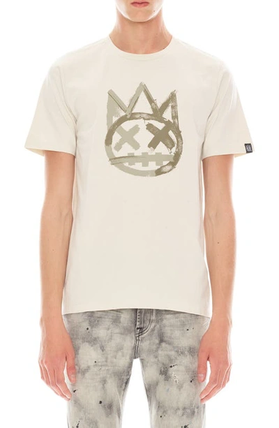 Shop Cult Of Individuality Paintbrush Shimuchan Graphic T-shirt In Winter White