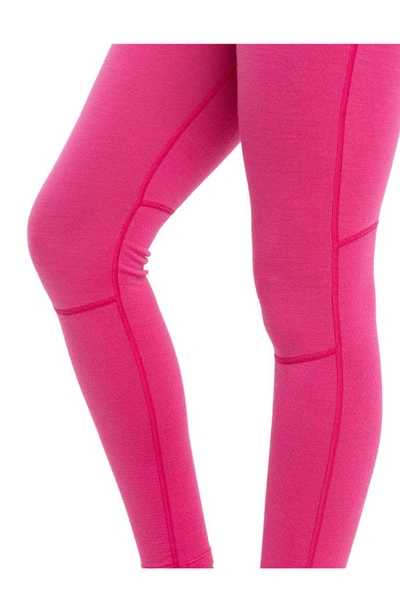 Shop Icebreaker 260 Zoneknit Merino Wool Leggings In Tempo