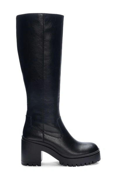 Dirty Laundry Oakleigh Knee High Platform Boot In Black
