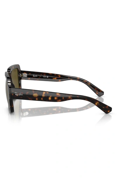 Ray Ban Magellan Square-frame Sunglasses In Havana