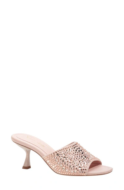 Shop Kate Spade Malibu Crystal Sandal In Mochi Pink