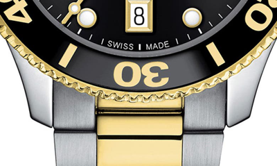 Shop Tissot Seastar 1000 Bracelet Watch, 36mm In Black