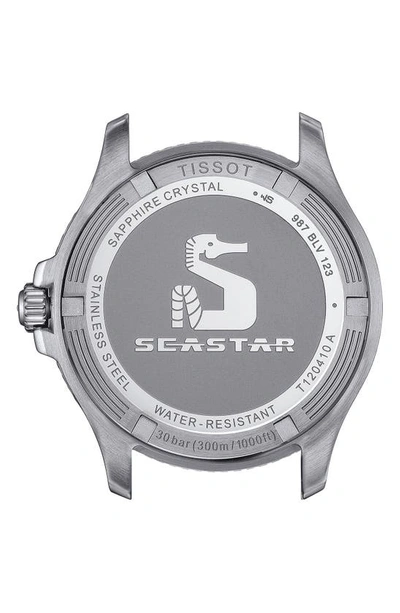 Shop Tissot Seastar 1000 Bracelet Watch, 40mm In Black