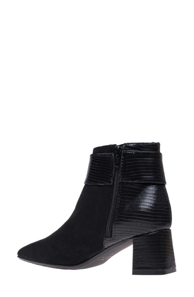 Ron White Lana Buckle Bootie In Onyx