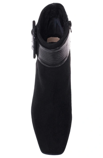 Ron White Lana Buckle Bootie In Onyx