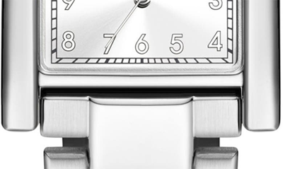 Shop Fossil Harwell Bracelet Watch, 28mm In Silver