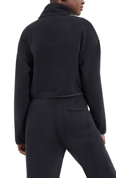 Ugg Cassady Micro Fleece Half Zip Top In Ink