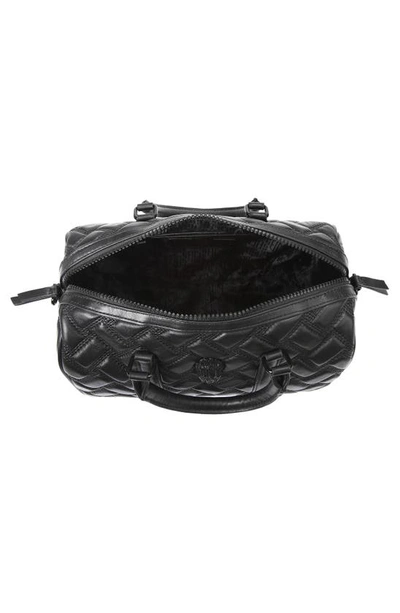 Kurt Geiger Kesington Boston Leather Tote In Black