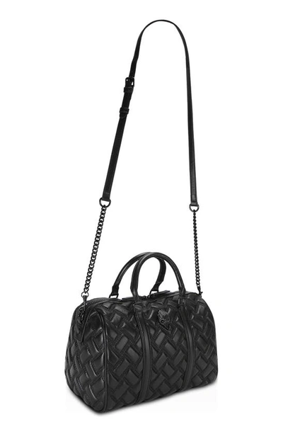 Kurt Geiger Kesington Boston Leather Tote In Black