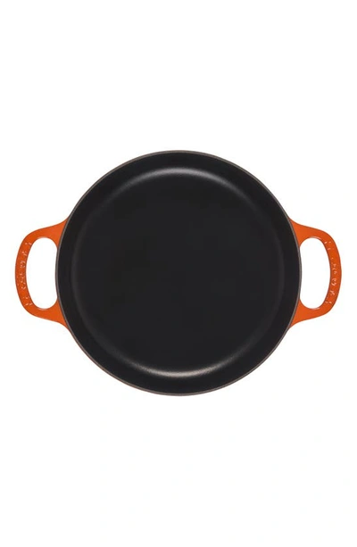 Le Creuset Signature Enamel Cast Iron Everyday Pan In Flame