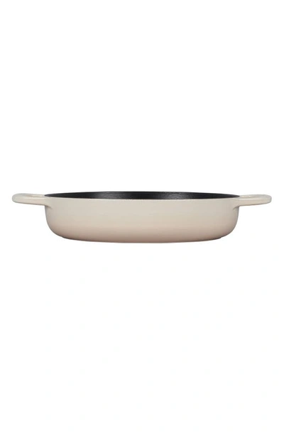 Le Creuset Signature Enamel Cast Iron Everyday Pan In Meringue