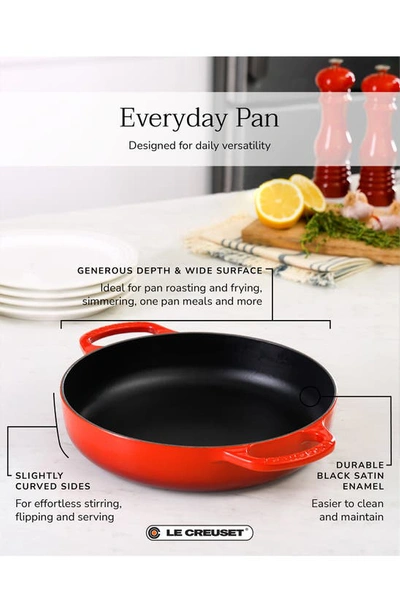 Le Creuset Signature Enamel Cast Iron Everyday Pan In Cerise