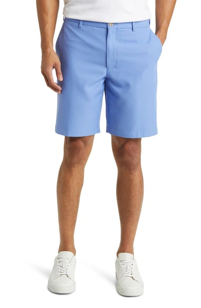 Shop Peter Millar Salem Peformance Shorts In Bondi Blue