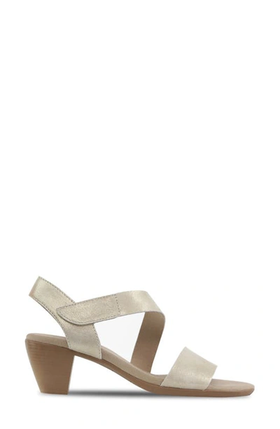 Shop Munro Lucia Sandal In Gold