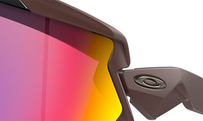 Shop Oakley Wind Jacket 2.0 Shield Sunglasses In Black