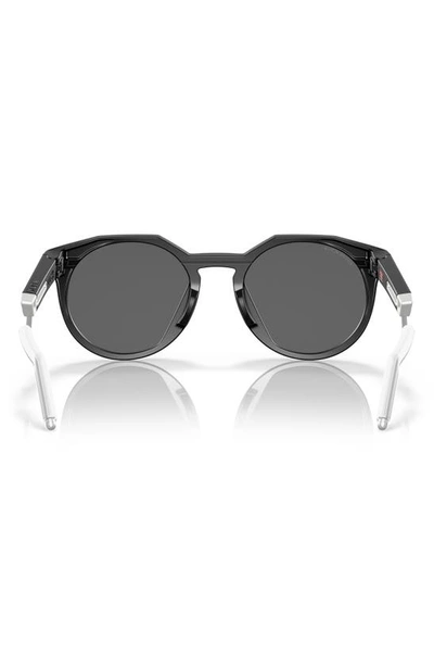 Oakley Hstn Round-frame Sunglasses In Matte Black