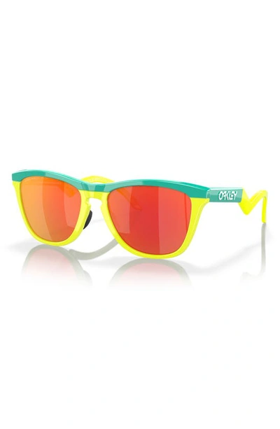 Shop Oakley Frogskins™ Hybrid 55mm Prizm™ Keyhole Sunglasses In Red