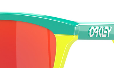 Shop Oakley Frogskins™ Hybrid 55mm Prizm™ Keyhole Sunglasses In Red