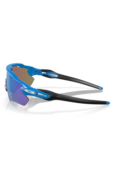 Oakley Radar® Ev Path® Prizm™ Polarized Wrap Shield Sunglasses In Sapphire