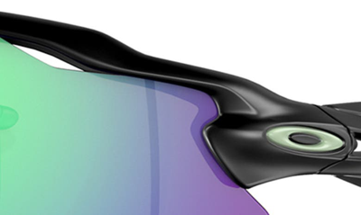 Oakley Radar Ev Path Oversized-sonnenbrille In Black Green