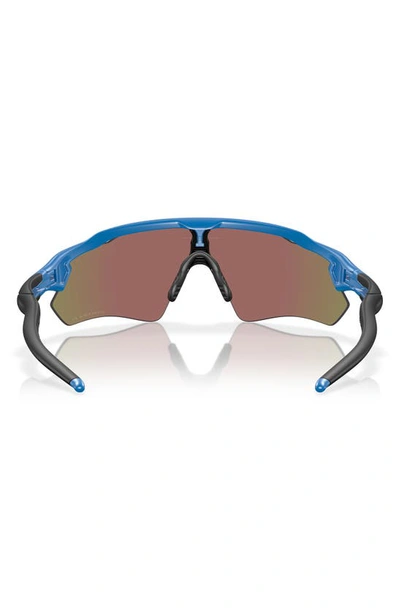 Oakley Radar® Ev Path® Prizm™ Polarized Wrap Shield Sunglasses In Sapphire