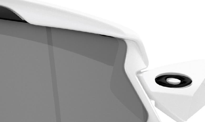 Shop Oakley Wind Jacket 2.0 Shield Sunglasses In White