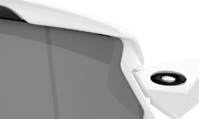 Oakley Womens White Oo9418 Wind Jacket Shield-frame O Matter™ Sunglasses In White