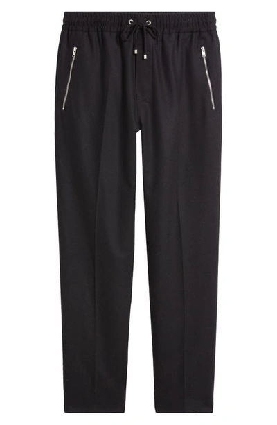 Frame Slim Fit Cargo Jogger Pants In Navy