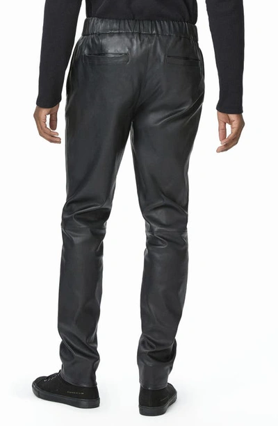 Shop Paige Snider Lambskin Leather Pants In Black