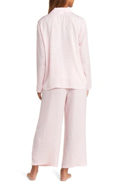 Shop Bp. Satin Pajama Set In Pink Posy Billy Check