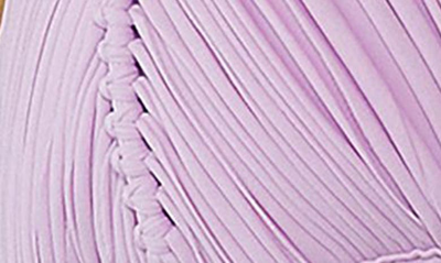 Pq Swim Isla Triangle Bikini Top In Violet