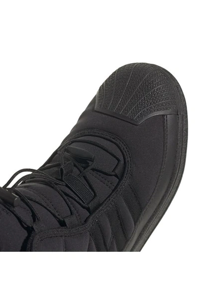 Shop Adidas Originals Kids' Superstar Boot In Black/ Black/ White