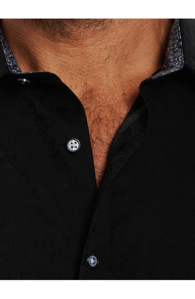 Robert Graham Highland Woven Button-up Shirt In Black