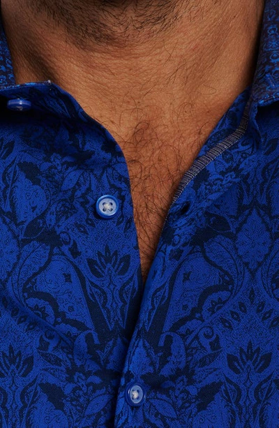 Shop Robert Graham Highland Woven Button-up Shirt In Navy