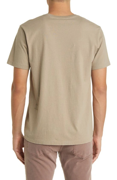 Shop Frame Logo Cotton T-shirt In Stone Beige