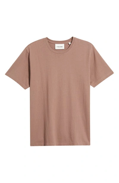 Shop Frame Logo Cotton T-shirt In Dry Rose