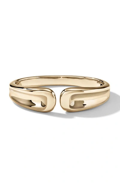 Shop Cast The Uncommon Cuff Bracelet In 9k Yellow Gold