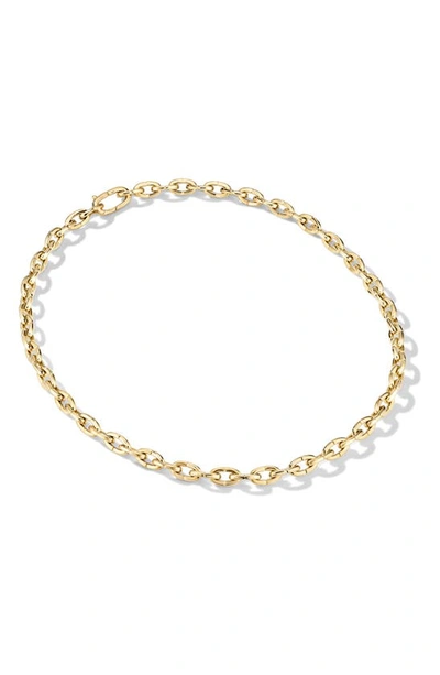 Shop Cast The Baby Brazen Chain Necklace In 14k Yellow Gold