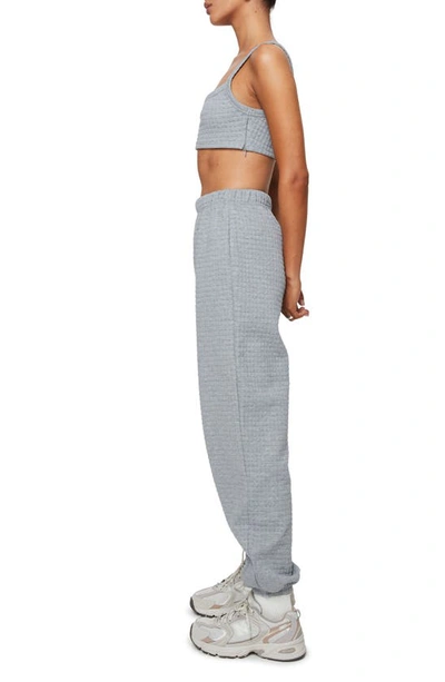 Shop Princess Polly Arabella Crop Camisole & Sweatpants Set In Grey