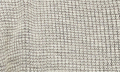John Varvatos Memphis Waffle Henley In Grey Hthr