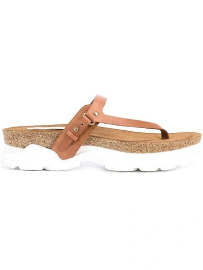 Shop Stella Mccartney 'canyon' Slip-on Sandals
