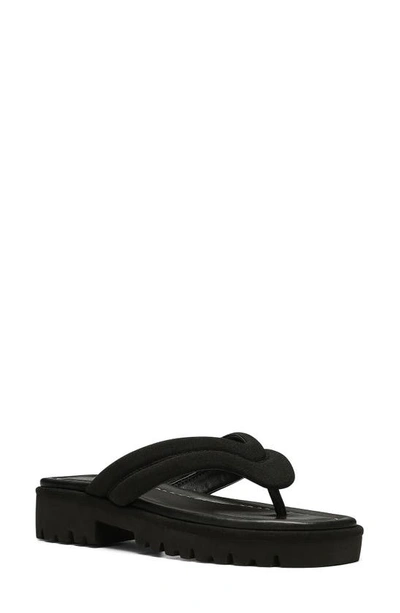 Shop Donald Pliner Barbera Flip Flop In Black