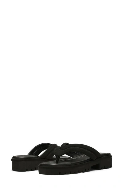 Shop Donald Pliner Barbera Flip Flop In Black