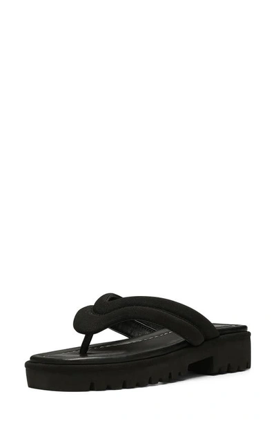 Shop Donald Pliner Barbera Flip Flop In Black