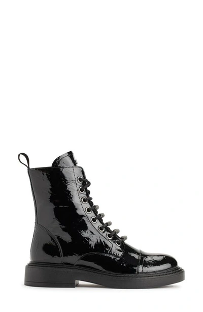 Shop Dkny Iris Combat Boot In Black