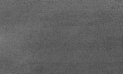 Shop Woven & Weft Solid Plush Velour Sheet Set In Dark Grey