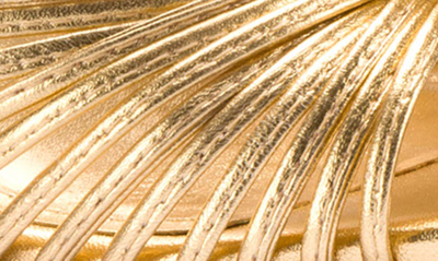Shop Larroude Larroudé Valerie Slingback Sandal In Gold