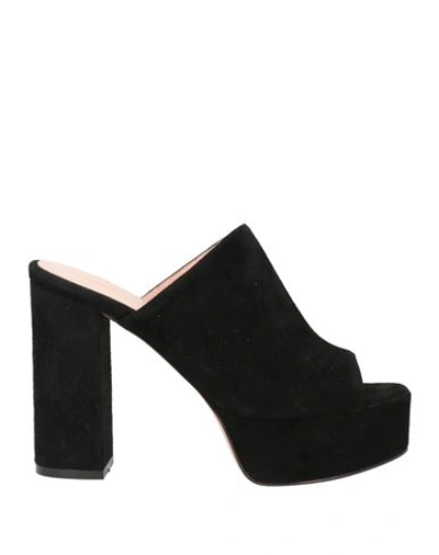 Shop Anna F . Woman Sandals Black Size 11 Soft Leather