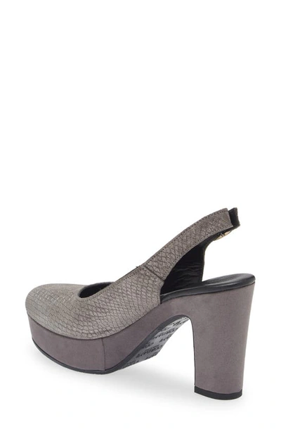 Cordani Torrie Platform Slingback Pump In Harley Mink