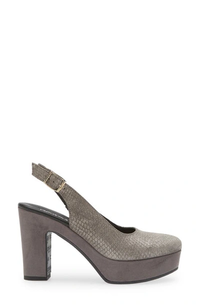 Cordani Torrie Platform Slingback Pump In Harley Mink